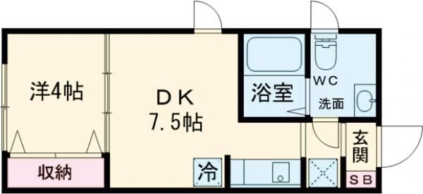 エムズ南雪谷の物件間取画像