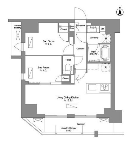 Brillia ist 新御徒町の物件間取画像