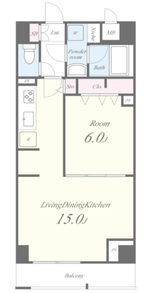 JPT RESIDENSEの物件間取画像