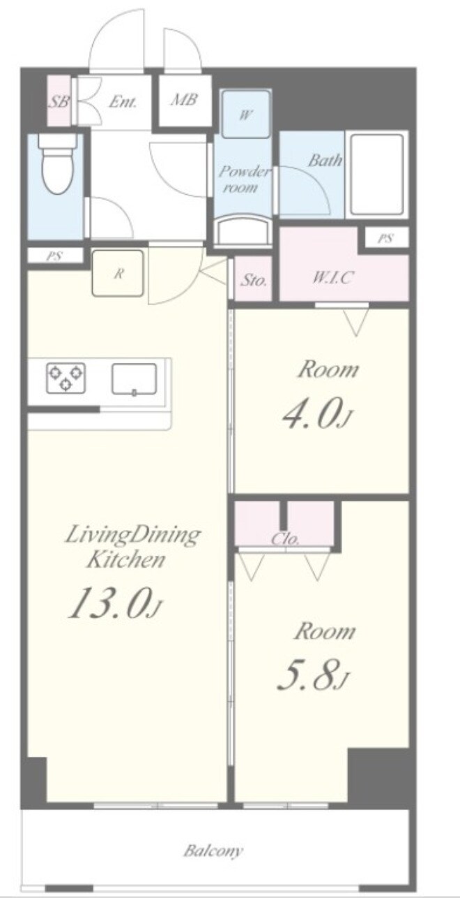 JPT RESIDENCEの物件間取画像