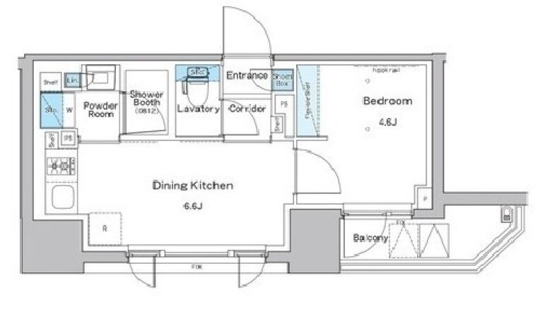 ルフォンプログレ門前仲町プレミアの物件間取画像