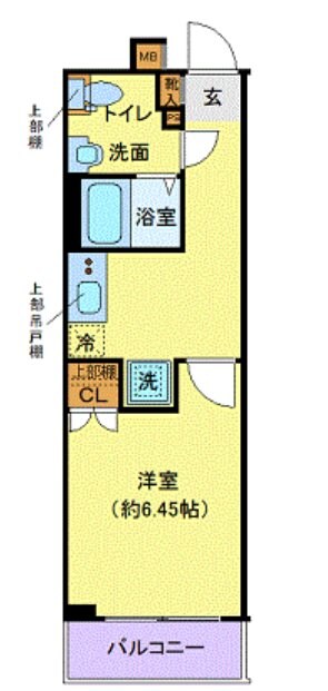 クレヴィスタ門前仲町の物件間取画像