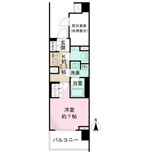 根津駅 徒歩3分 2階の物件間取画像