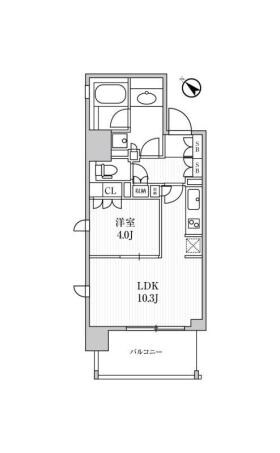 ディームス日本橋水天宮の物件間取画像