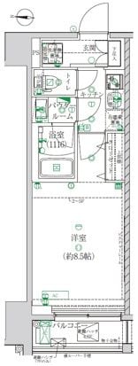 メビウス本所吾妻橋の物件間取画像