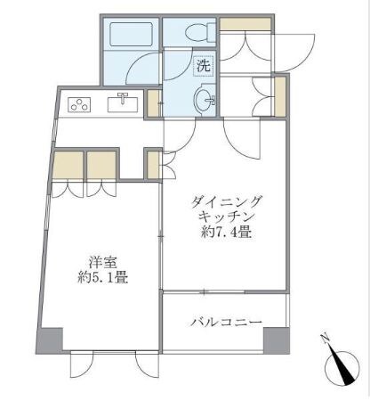 CASA文京動坂の物件間取画像