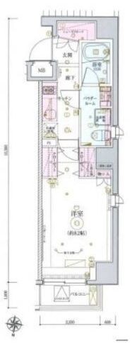 錦糸町駅 徒歩8分 3階の物件間取画像