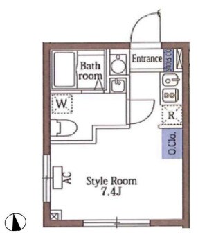シティゲート上野入谷の物件間取画像