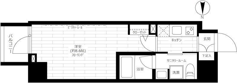 ステージグランデ元浅草の物件間取画像