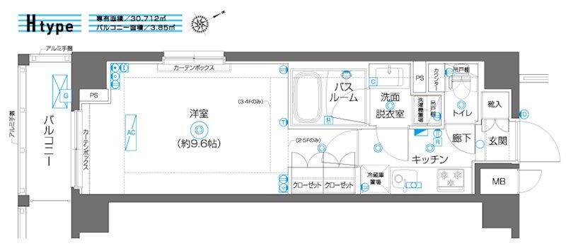 ZOOM上板橋の物件間取画像