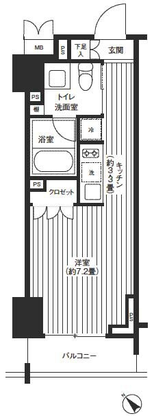 渋谷駅 徒歩7分 5階の物件間取画像