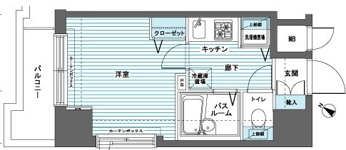 フェニックス日本橋蛎殻町弐番館の物件間取画像