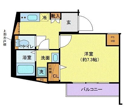 ディアレイシャス池尻大橋の物件間取画像