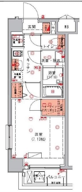 森下駅 徒歩4分 2階の物件間取画像