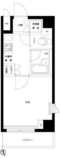 大井町駅 徒歩4分 5階の物件間取画像