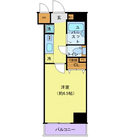 エステムプラザ神楽坂North　Residenceの物件間取画像