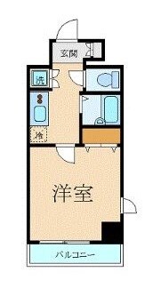 スカイコートヴィーダ五反田WESTの物件間取画像