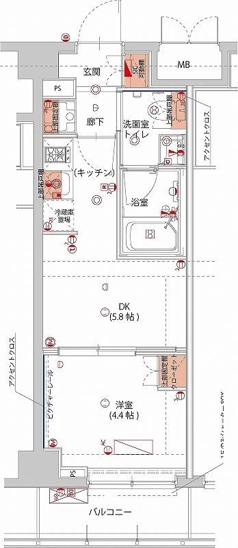 江戸川橋駅 徒歩5分 2階の物件間取画像