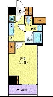 ガリシア中野弥生町の物件間取画像