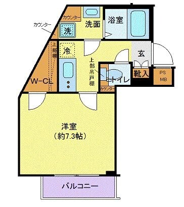 ディアレイシャス池尻大橋の物件間取画像