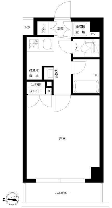 高田馬場駅 徒歩6分 2階の物件間取画像