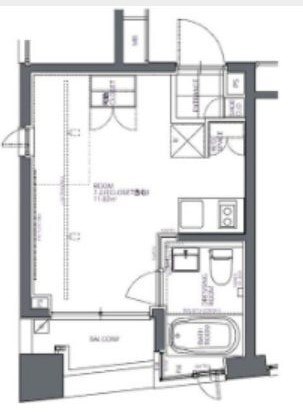 BPRレジデンス人形町の物件間取画像