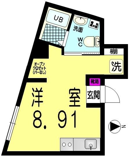 王子駅 徒歩10分 1階の物件間取画像