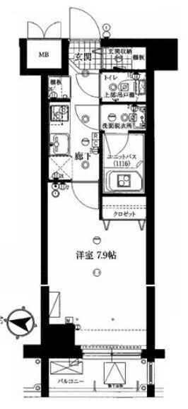 Rising place向島 ライジングプレイス向島の物件間取画像