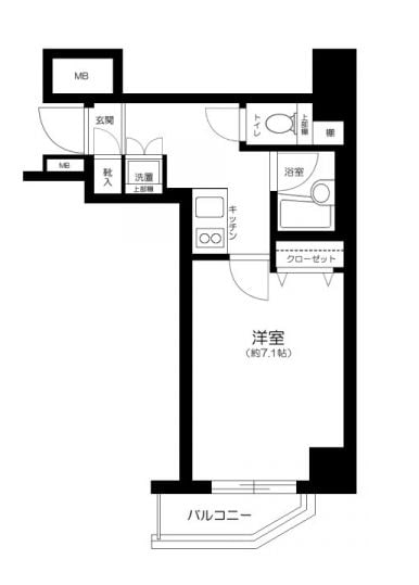 スパシエ・エル錦糸町の物件間取画像