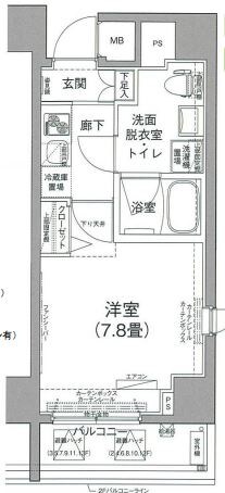 新御徒町駅 徒歩4分 6階の物件間取画像