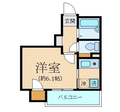 シンシア日本橋の物件間取画像