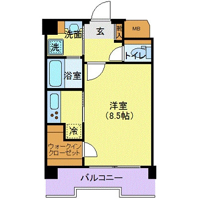 恵比寿パークテラスの物件間取画像