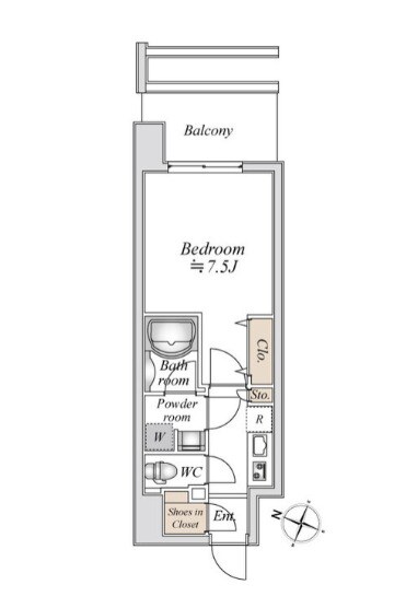 板橋本町駅 徒歩2分 2階の物件間取画像