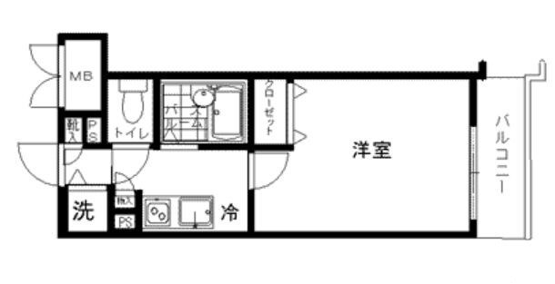 フェニックス高田馬場弐番館の物件間取画像