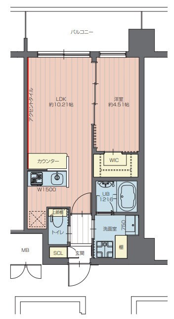富士見台駅 徒歩14分 2階の物件間取画像