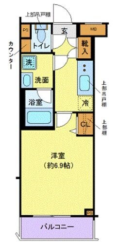 クレヴィスタ三軒茶屋の物件間取画像