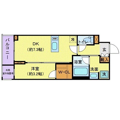 グランドコンシェルジュ六本木の物件間取画像