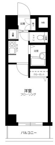 護国寺駅 徒歩5分 2階の物件間取画像