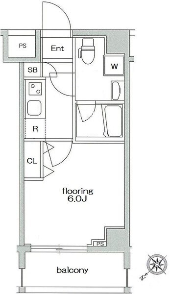 庚申塚駅 徒歩3分 1階の物件間取画像