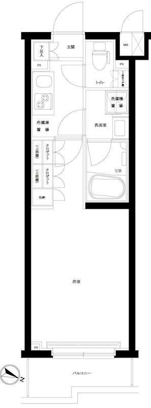 ルーブル板橋泉町弐番館の物件間取画像