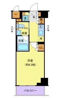 レアライズ立川AZの物件間取画像