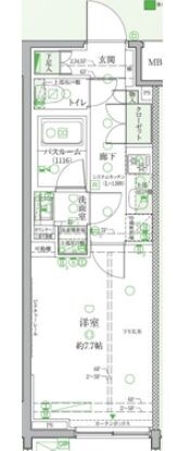 クレヴィスタ板橋西台Ⅱの物件間取画像