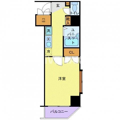 ガラ・シティ笹塚の物件間取画像