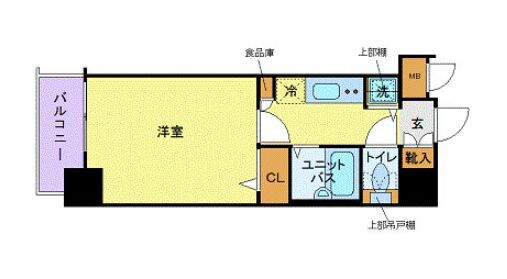 トーシンフェニックス田町の物件間取画像