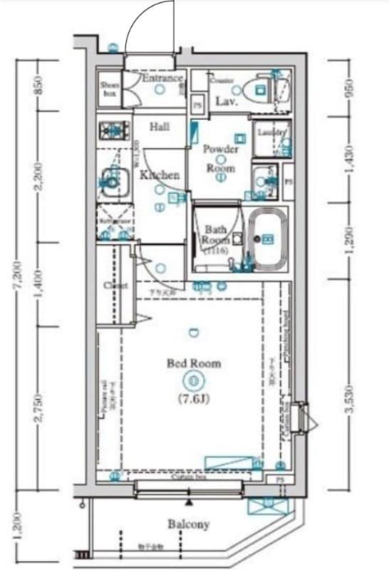 椎名町駅 徒歩4分 3階の物件間取画像