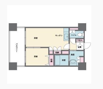 ＨＦ西新宿レジデンスＷＥＳＴの物件間取画像