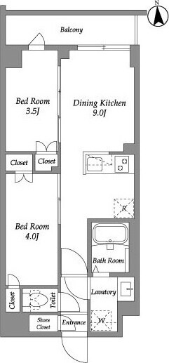 西武新宿駅 徒歩3分 4階の物件間取画像