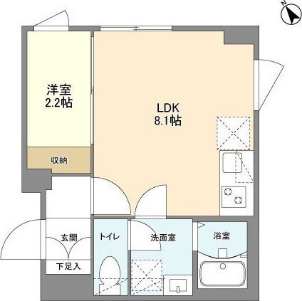 東長崎駅 徒歩4分 5階の物件間取画像