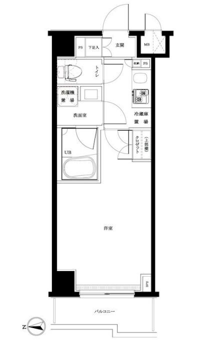 ルーブル高島平の物件間取画像