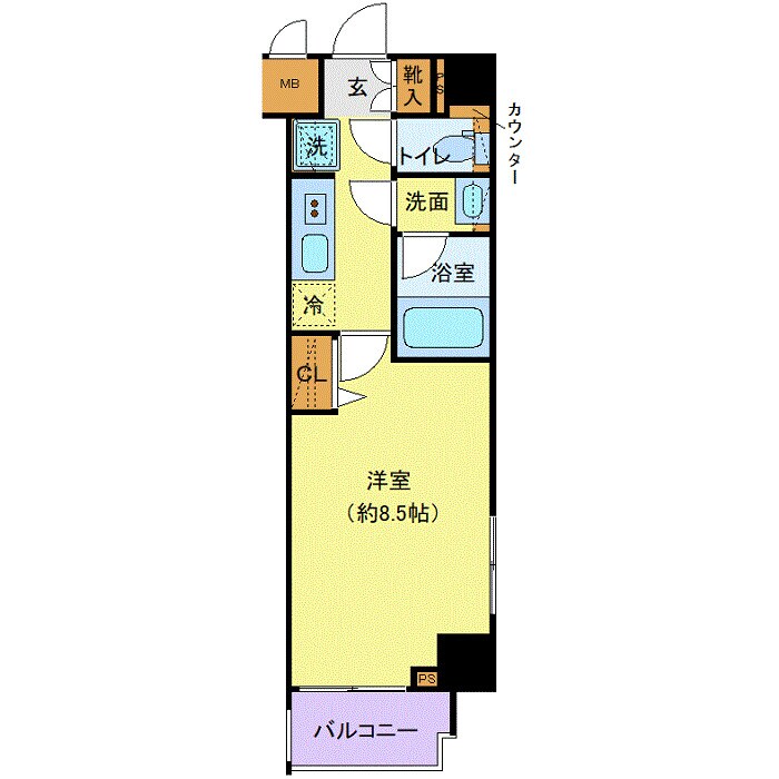 プレール・ドゥーク大山駅前の物件間取画像